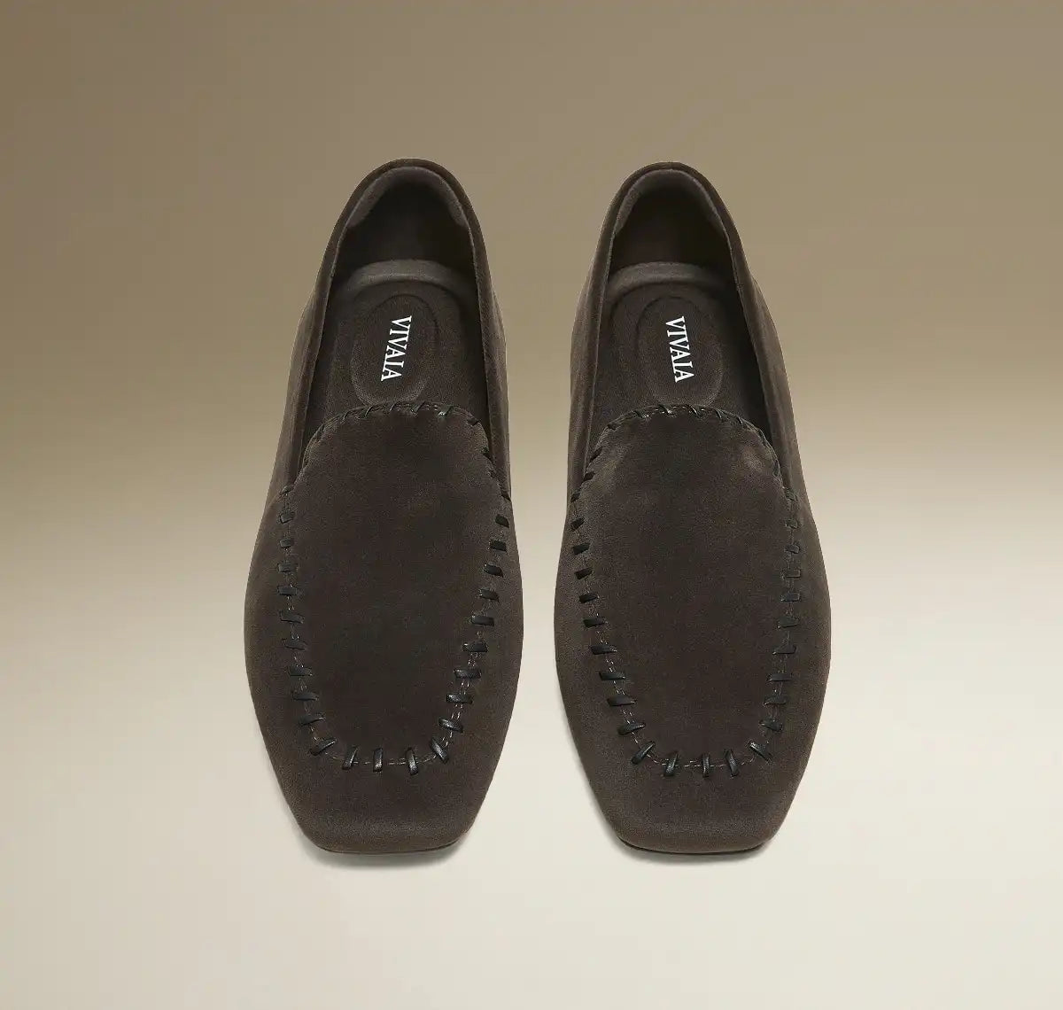 Velvet Whipstitched Loafers (Siena)