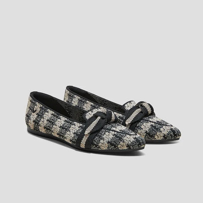 Pointed-Toe Bow Loafers (Michelle 2.0)