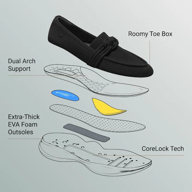 Walker Pro Knot Hybrid Penny Loafers (Iasmin)